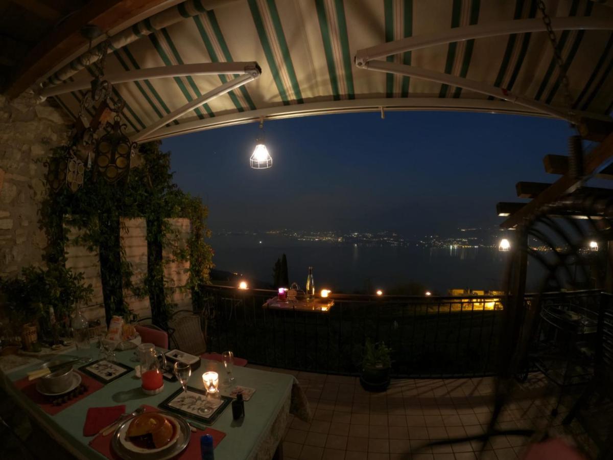 Beb Da Paolo Con Vista Lago San Zeno di Montagna Eksteriør bilde