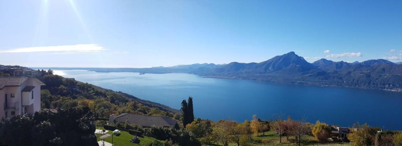 Beb Da Paolo Con Vista Lago San Zeno di Montagna Eksteriør bilde