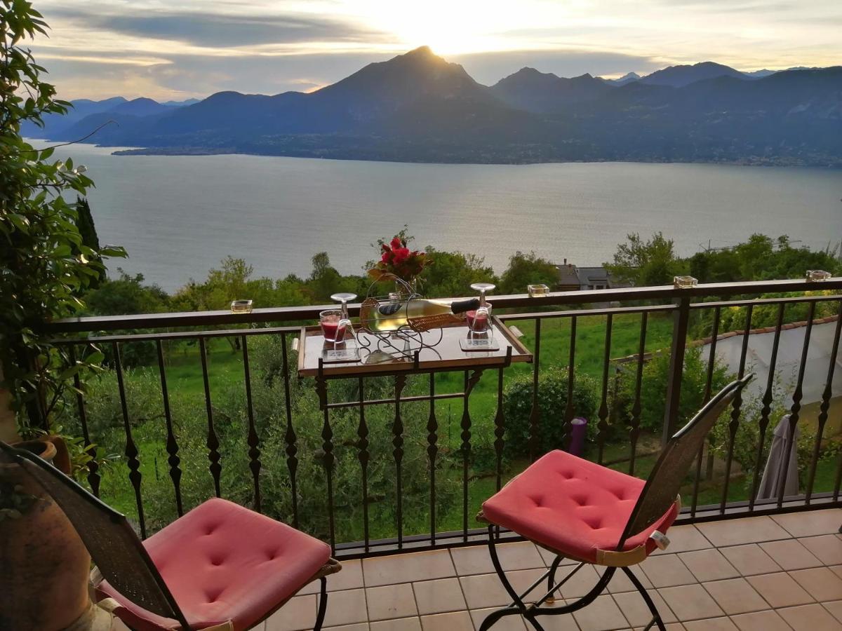 Beb Da Paolo Con Vista Lago San Zeno di Montagna Eksteriør bilde