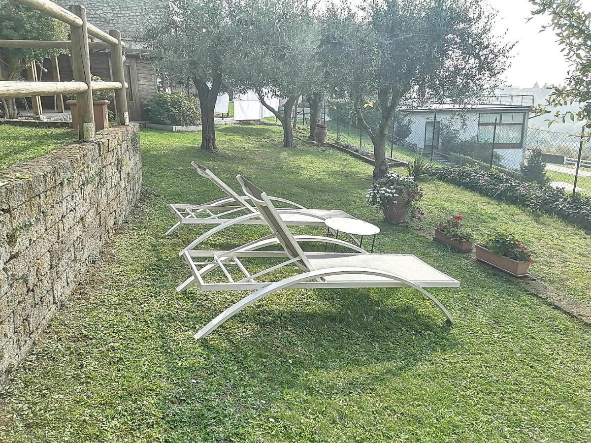 Beb Da Paolo Con Vista Lago San Zeno di Montagna Eksteriør bilde