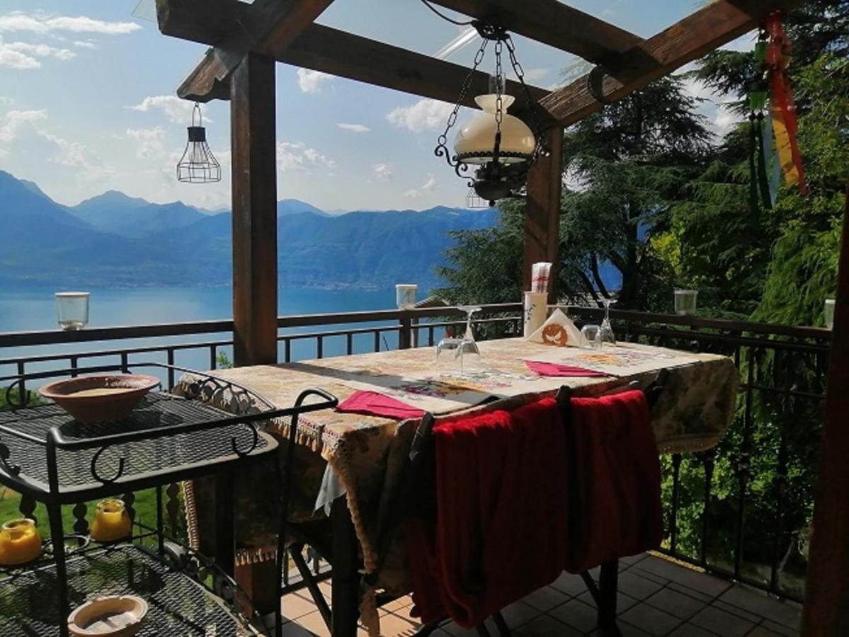 Beb Da Paolo Con Vista Lago San Zeno di Montagna Eksteriør bilde